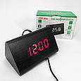 Практичний електронний годинник VST-864, Настільний годинник для офісу Світлодіодне табло AF-23, фото 8