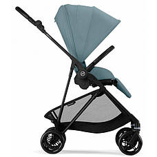 Прогулянкова коляска Cybex Melio Carbon Stormy Blue, фото 4