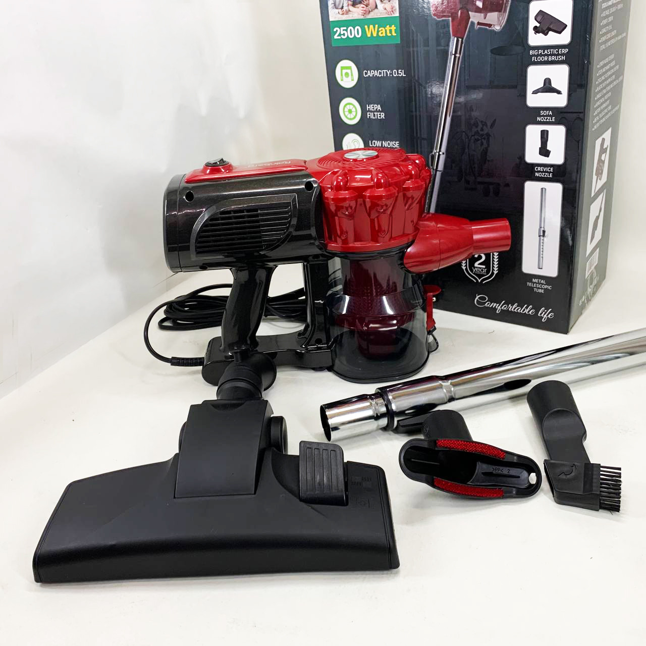 Пилосос контейнерного типу, Ручний колбовий пилосос без мішка для зручного прибирання CM-27, фото 1