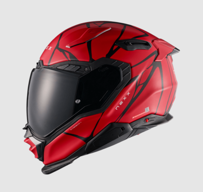 Мотошолом Nexx X.WST3 B-SIDE RED.BLACK MT L