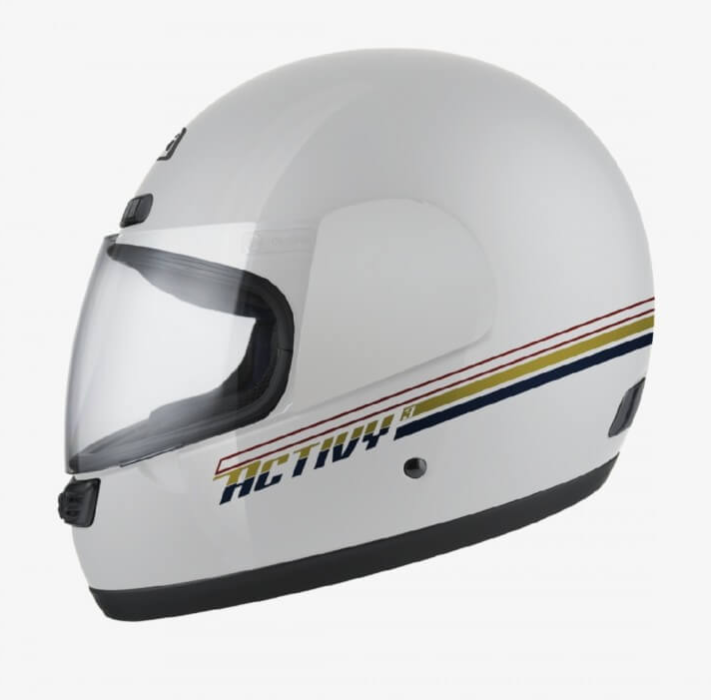 Мотошолом NZI ACTIVY 3 BIBAND White Gold