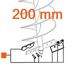 Ножі та гвинти до бура Husqvarna 200 мм