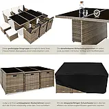 Високоякісний комплект із ротангу New York, світло-коричневий колір (натуральний), фото 4