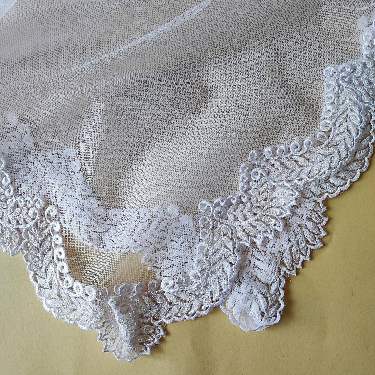 Елегантна хустка-шарф для нареченої "Розкішний образ", фото 1