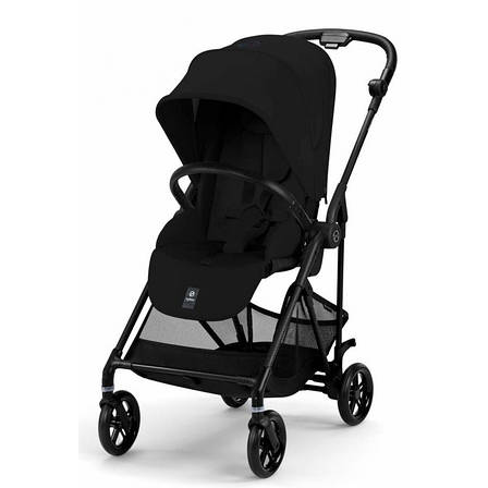 Прогулянкова коляска Cybex Melio Carbon Magic Black, фото 1