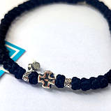 Брояниця чотки чорна нитка, фото 2