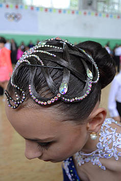 Накладка - локон для бальных танцев