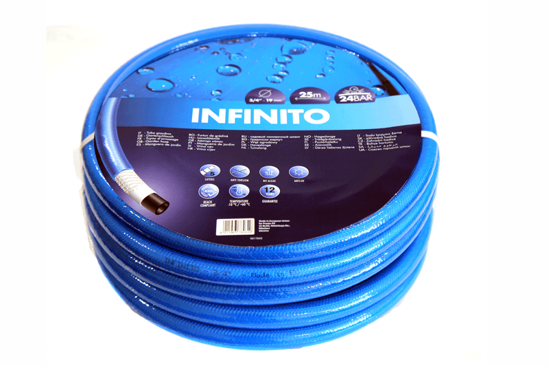 Шланг Tecnotubi Infinito садовий для поливу діаметр 1/2 дюйма, довжина 25 м (IN 1/2 25), фото 1