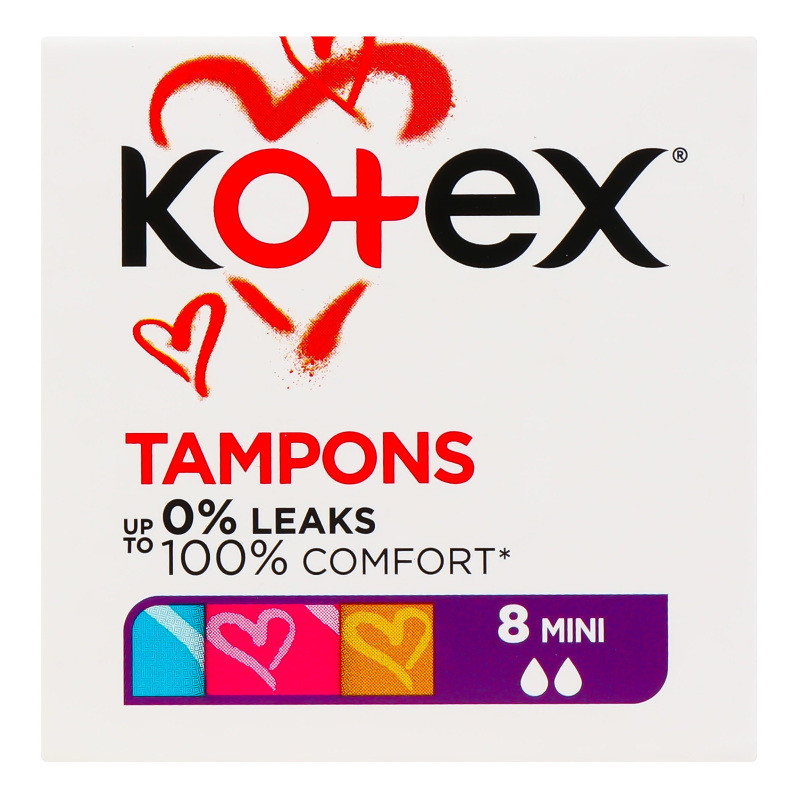 Тампони "Kotex Mini" 2 краплі (8шт.)