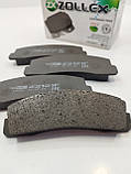 Колодка передня (к-т 4 шт.) ВАЗ Нива 2121 ZOLLEX Польща, фото 3