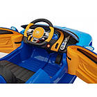 Дитяча акумуляторна машинка Bugatti Chiron Синя, фото 5