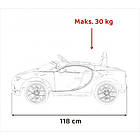 Дитяча акумуляторна машинка Bugatti Chiron Синя, фото 9