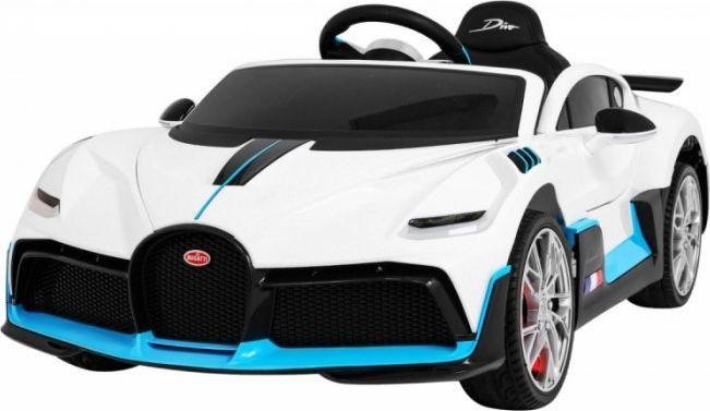 Дитяча акумуляторна машинка Bugatti Divo Біла, фото 1