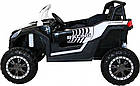 Дитяча акумуляторна машинка Баггі Strong Racing ATV для 2 дітей Біла, фото 3