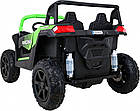 Дитяча акумуляторна машинка Баггі Strong Racing ATV для 2 дітей Зелена, фото 4
