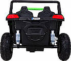 Дитяча акумуляторна машинка Баггі Strong Racing ATV для 2 дітей Зелена, фото 5