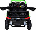 Дитяча акумуляторна машинка Баггі Strong Racing ATV для 2 дітей Зелена, фото 6
