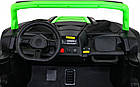 Дитяча акумуляторна машинка Баггі Strong Racing ATV для 2 дітей Зелена, фото 7