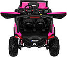 Дитяча акумуляторна машинка Баггі SuperStar Рожева, фото 5