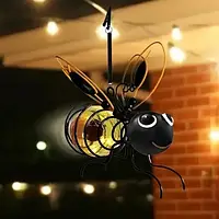 Світильник для вуличного освітлення підвісний у вигляді милої комахи 15х13х13 см