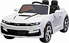 Дитяча акумуляторна машинка Chevrolet Camaro 2SS Біла, фото 4
