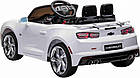 Дитяча акумуляторна машинка Chevrolet Camaro 2SS Біла, фото 6