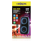 Портативна акумуляторна акустична колонка ZXX‑7575 60 Вт 12" з LED‑підсвічуванням, Bluetooth і ПДУ, фото 2