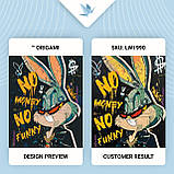 Картина за номерами Бакс Банні 40*50 см Орігамі LW 1990, фото 3