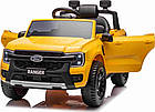 Дитяча акумуляторна машинка Ford Ranger LIFT Жовта, фото 2