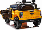 Дитяча акумуляторна машинка Ford Ranger LIFT Жовта, фото 3