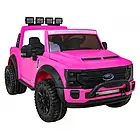 Дитяча акумуляторна машинка Ford Super Duty Рожева, фото 8