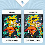 Картина за номерами Герої кіно. Злюки бобри (Круті бобри) 40*50 см Орігамі LW 3092, фото 3