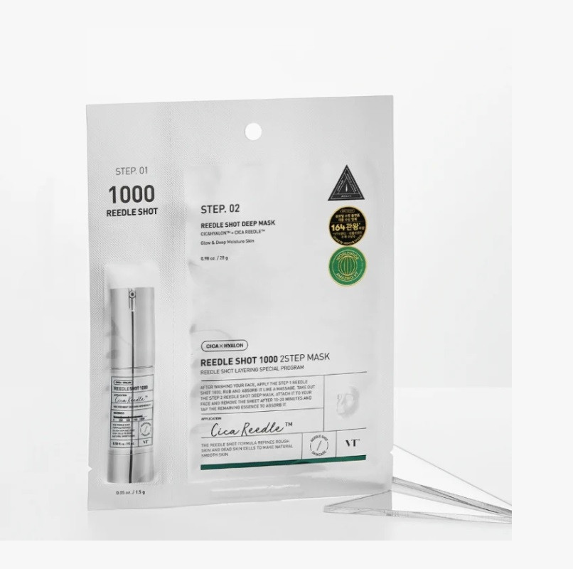 Двоетапна маска з мікроголками VT Cosmetics Reedle Shot 1000 2 Step Mask 1 шт, фото 1