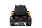 Дитячий акумуляторний трактор JCB Excavator Жовтий, фото 6
