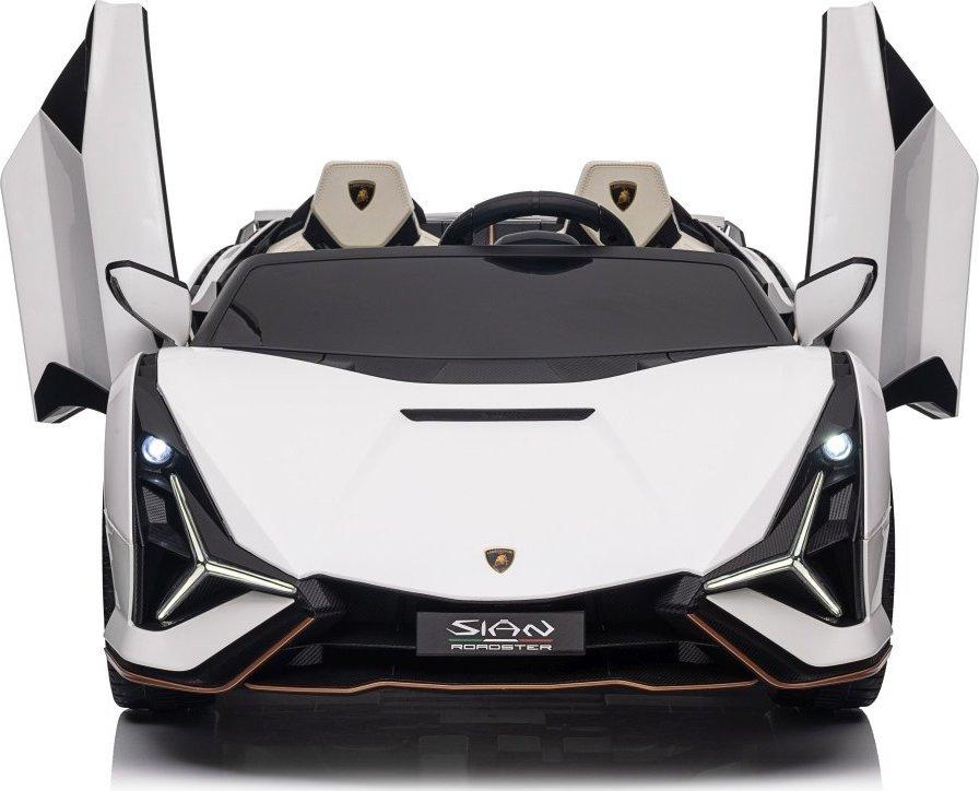 Дитяча акумуляторна машинка Lamborghini SIAN Біла, фото 1