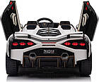 Дитяча акумуляторна машинка Lamborghini SIAN Біла, фото 9