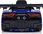 Дитяча акумуляторна машинка Maserati MC20 GT2 Синя, фото 3