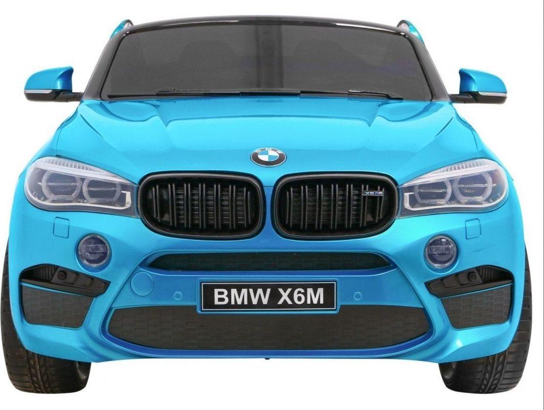 Дитяча акумуляторна машинка BMW X6M XXL для 2 дітей Синя, фото 1
