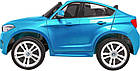 Дитяча акумуляторна машинка BMW X6M XXL для 2 дітей Синя, фото 2