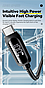 Кабель зарядки Type-C - Type-C Essager 100W 1м з дисплеєм (EXCTT1-XL01-P), фото 4