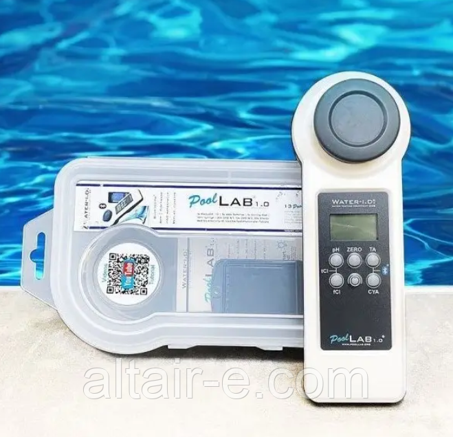 Фотометр портативний Water-I. D. PoolLab 1.0 (тест на 10 параметрів води)