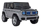 Дитяча акумуляторна машинка Mercedes Benz EQG Сіра, фото 4