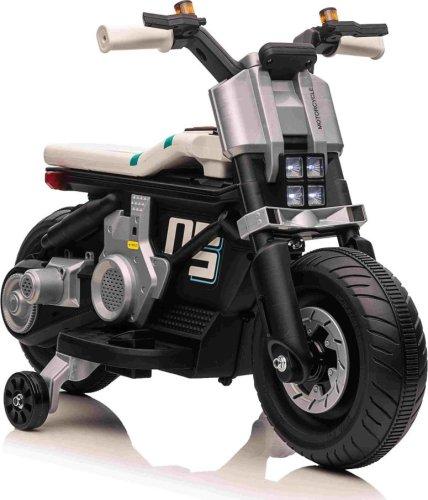 Дитячий акумуляторний мотоцикл Motorek Future 88 Білий, фото 1