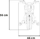Дитячий акумуляторний мотоцикл Motorek Future 88 Білий, фото 7