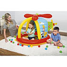 Дитячий надувний манеж Fisher-Price BESTWAY Гелікоптер 155х102х91см + м'ячі, фото 2