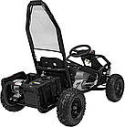 Дитячий акумуляторний картинг MUD MONSTER Чорний, фото 2