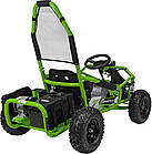 Дитячий акумуляторний картинг MUD MONSTER Зелений, фото 7