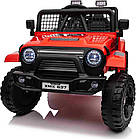 Дитячий акумуляторний позашляховик 4х4 СПОРТИВНИЙ червоний, фото 2