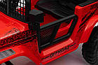Дитячий акумуляторний позашляховик 4х4 СПОРТИВНИЙ червоний, фото 8