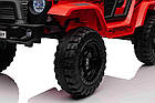 Дитячий акумуляторний позашляховик 4х4 СПОРТИВНИЙ червоний, фото 10